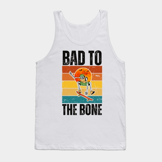 Bad to the Bone Tank Top by BandaraxStore